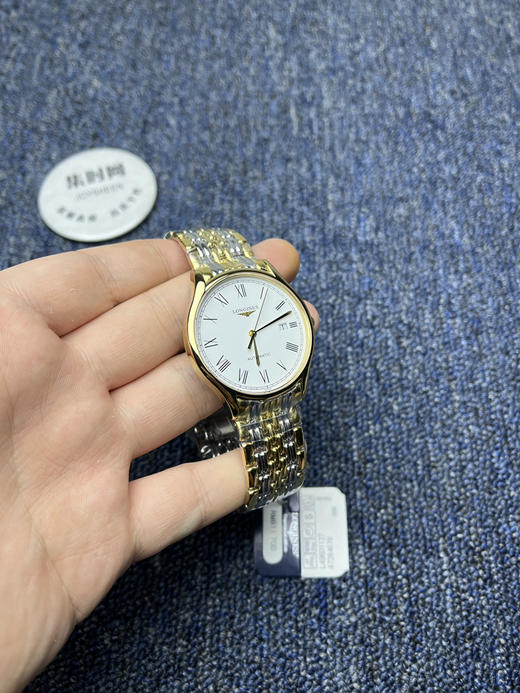浪琴 LONGINES 律雅系列 间金罗马面 超薄男士腕表 表盘尺寸38.5mm 商品图2