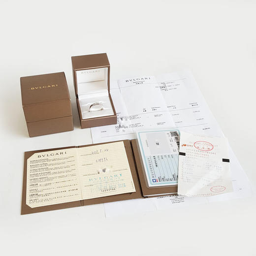 【95新】BVLGARI宝格丽B.zero1系列33999618K白金单钻logo签名戒指63号中性款 090126NJT42 商品图1