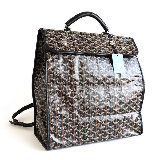 【95新】GOYARD戈雅黑色老花Saint Leger双肩包女士 120126NJS11 商品图2