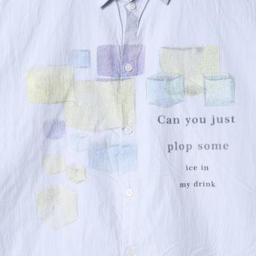 31232SDSA男士秋冬新款痞帅男装美式彩色字母印花长袖衬衫百搭休闲衬衣 商品图2