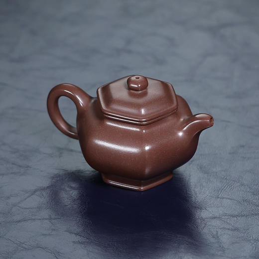 【青山特惠】 精品全手工紫泥六方掇只紫砂壶 220cc 周玉奇【大拍级陶手】 商品图6