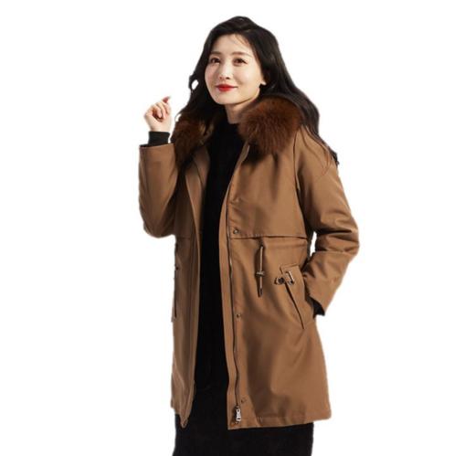 267612麦肯华威女士狐狸毛领尊享貂胆派克服 商品图0