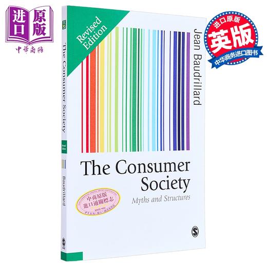 【中商原版】鲍德里亚 消费社会 The Consumer Society Myths and Structures 英文原版 Jean Baudrillard 当代消费文化 社会学 商品图0