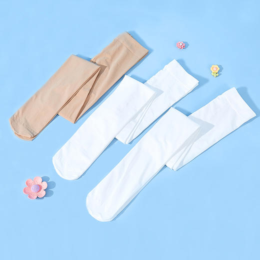 笛莎Deesha  [3双装]笛莎女童弹力连裤袜春秋大童女孩打底袜宝宝儿童舞蹈裤袜 商品图2