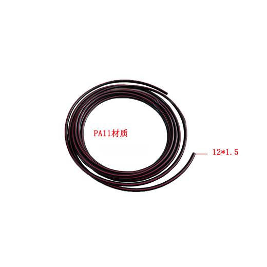 挂车气路气管12*1.5直气管PA11制动气管刹车管耐低温-40℃JZT包邮 商品图0