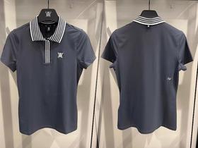 AN家新款女士双色短袖上衣来啦！原厂高品质❗️面料客供，舒适轻盈的弹力面料，吸湿排汗功能卓越，贴身穿滋养肌肤，干爽舒适！