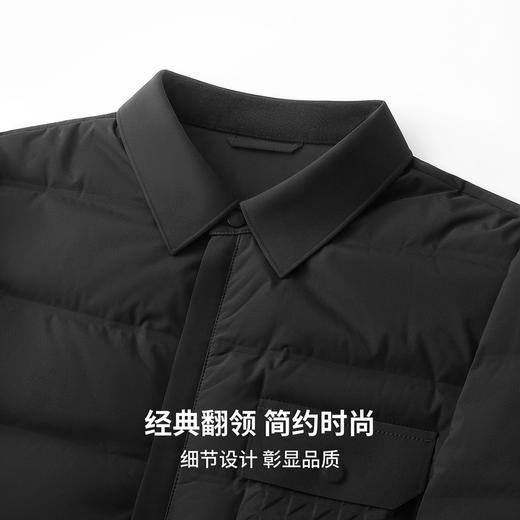 【鹅绒】圣得西个性潮款2025年冬季男士羽绒服翻领轻薄保暖外套 商品图5