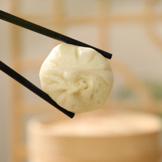 【浙江老字号】信德茂有机黑猪肉包子 鲜肉小笼包速食150g*8袋 商品图6