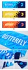 Butterfly蝴蝶运动毛巾WTT-123运动长条大汗巾纯棉汗巾 商品缩略图1