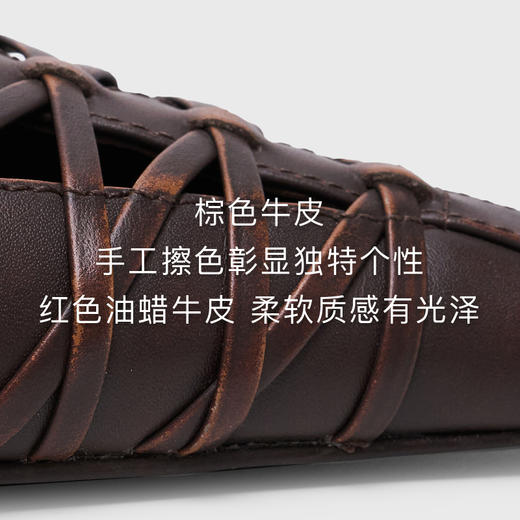 lost in echo2026春夏新款时髦摩登风尖头芭蕾绑带小猫跟高跟鞋女 商品图3