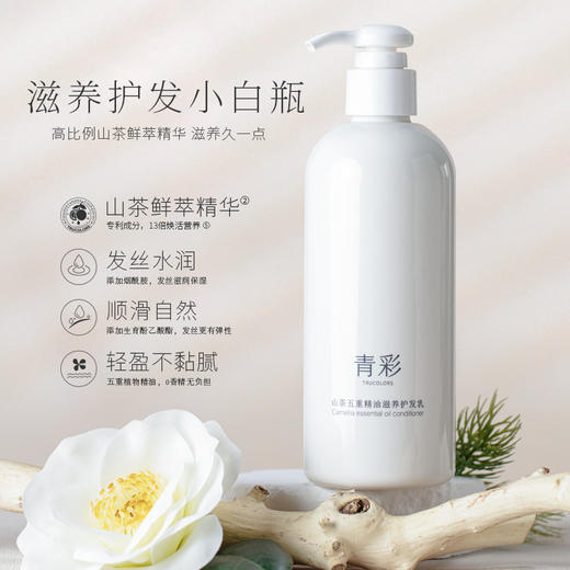26年10月到期 青彩山茶五重精油滋养护发乳改善毛躁顺滑柔顺护发素养护受损干枯 商品图1