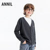 【暖“羊羊”精致毛衣开衫】男女童含羊毛细腻暖糯针织开衫春季新款安奈儿童装EM614680 商品缩略图1
