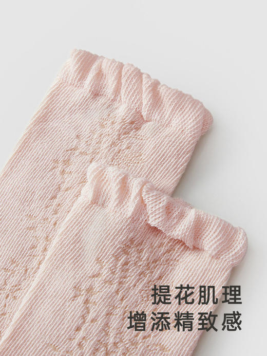 英氏女童袜子小腿袜秋季新款抑菌袜夏季宝宝长袜过膝YIWHJ2Q058A 商品图2