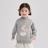 笛莎Deesha 婴幼女童毛衣2025冬萌趣雪人保暖百搭时尚休闲针织上衣 商品缩略图1
