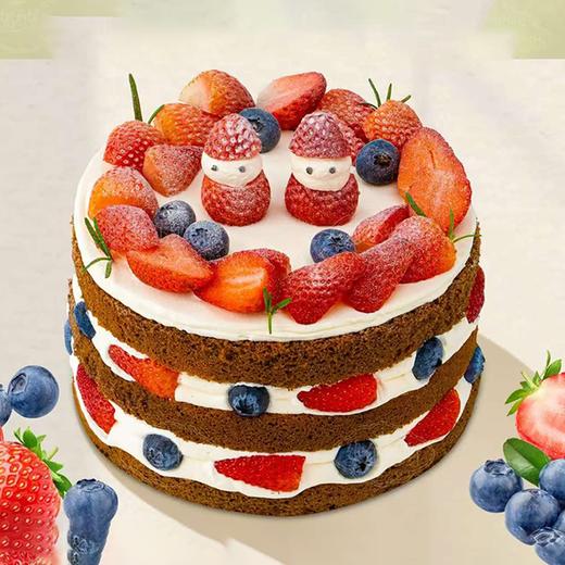 『草莓巧克力』裸蛋糕 商品图0