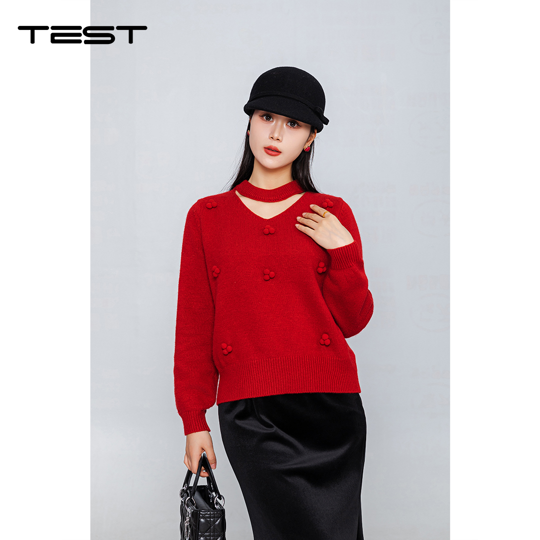 冬上新时尚优雅氛围感舒适保暖毛衣1254169