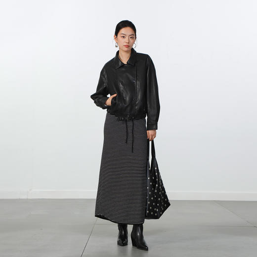 极简中性风皮衣-纪念日百货门店同款169449022 商品图3