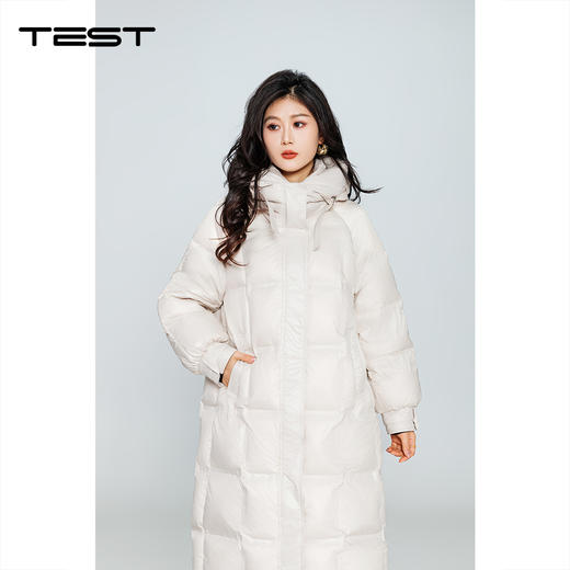 冬上新宽松加厚氛围感穿搭保暖过膝长羽绒2254194 商品图0