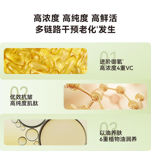 HBN鎏光瓶精华油多重VC胜肽淡纹紧致水油平衡 商品图3