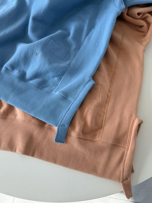 【周末秒杀 直接调价 下单即可】45R 日系复古 做旧风 连帽加绒 卫衣［前短后长］ 商品图13