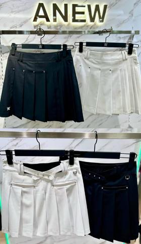 An家春夏新款女士铆钉百褶短裙来啦！渠道高品质❗️精致俏皮的单品，依旧是最爱的甜酷🆒风格呢，质感超群！