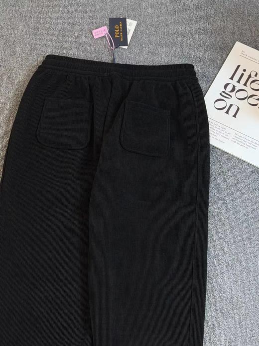 F011630纯色小马刺绣抽绳系带休闲裤男女同款 商品图8