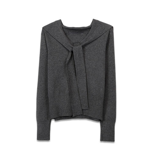 极简披肩假两件打底衫-纪念日百货门店同款168996930 商品图4