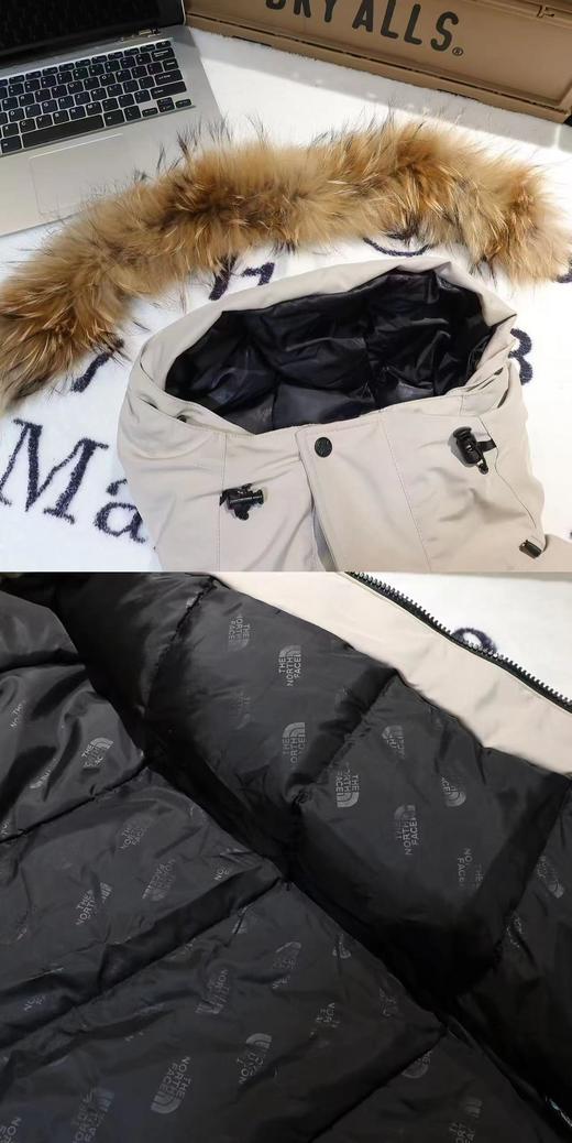 F011601极地系列中长款毛领连帽羽绒服男女同款 商品图8