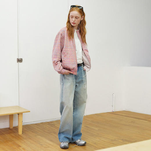 714street【两面穿】泡泡纱格纹夹克2026春季新款抗皱撞色外套男 商品图4