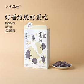 【五黑小雪饼】五黑谷物 椰香酥脆 低温慢烤 不易上火