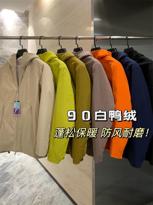 【90白鸭绒 珊瑚绒拼接 超轻盈0负担】斯辰唯佳修身户外通勤防泼防污羽绒服（E74-66025） 商品图11