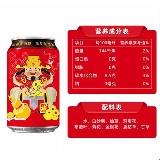 加多宝凉茶310mlx12罐（箱） 商品图1