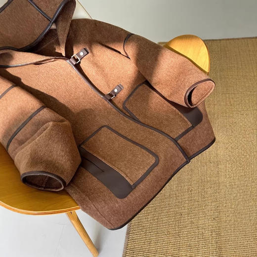 【来点不一样的】可意会不可言传～柜3400+！2026新款驼绒/羊毛/桑蚕丝双面呢大衣连帽毛呢外套女冬款！ 商品图2