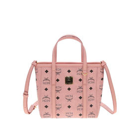 MCM 专柜款徽标印花纳帕皮革女士单肩斜挎手提包MWPFSMT06PZ001