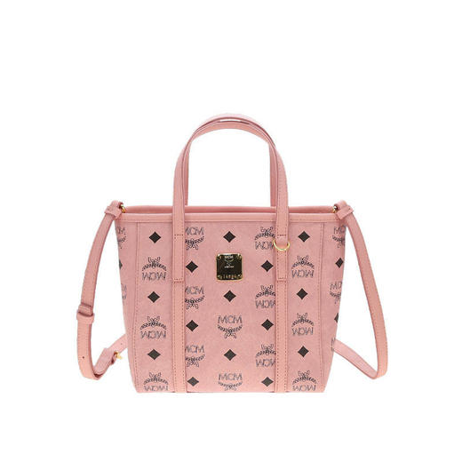 MCM 专柜款徽标印花纳帕皮革女士单肩斜挎手提包MWPFSMT06PZ001 商品图0