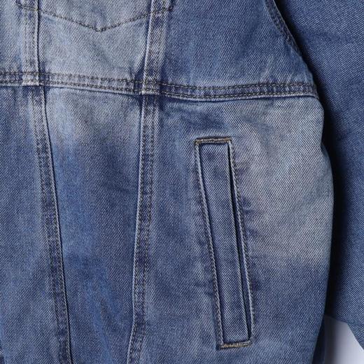 06106SDSA男士秋冬新款痞帅男装时尚磨白短款翻领牛仔夹克外套百搭时尚 商品图3