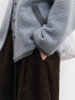 步履不停/5D13326C/反针条纹毛衣开衫外套 商品缩略图4