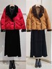 543299拼水貂毛鹅绒服 商品缩略图1