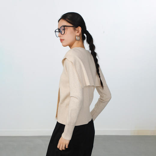 极简披肩假两件打底衫-纪念日百货门店同款168996930 商品图2