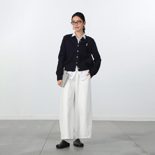 极简宽松系带阔腿裤-纪念日百货门店同款169296054 商品图3