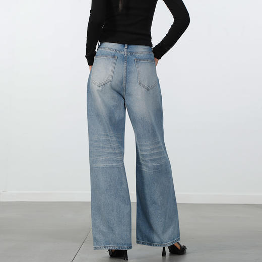 极简猫须水洗直筒裤-纪念日百货门店同款168997051 商品图2