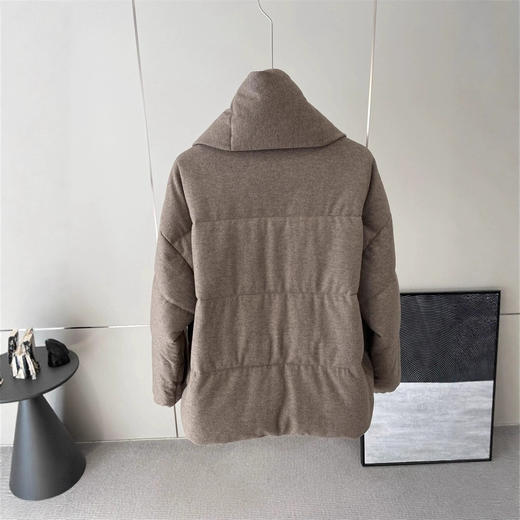 【来点不一样的】可意会不可言传～仅此一批！纯原！柜7500+!2026羊毛牦牛绒白鸭绒可脱卸围巾羽绒服! 商品图2