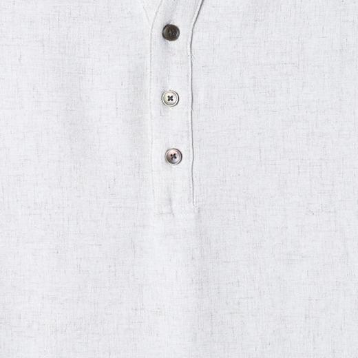 61079SDSA男士秋冬新款痞帅男装简约纯色半纽扣翻领设计长袖T恤百搭潮 商品图3