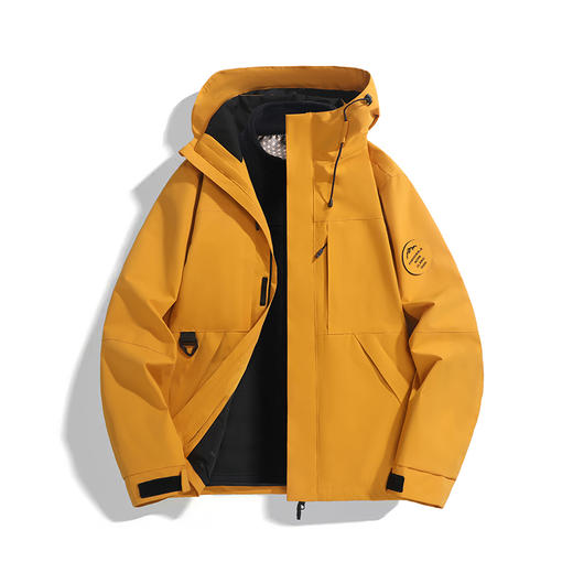 男女同款三合一冲锋衣外套 两种厚度可选 三合一款 单件款 4S0004 商品图6