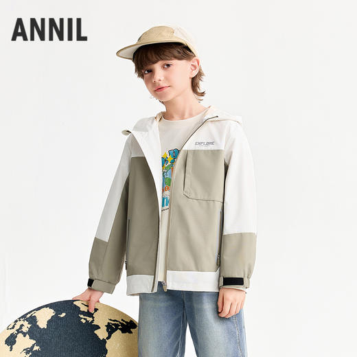 【实体店同款】男童梭织外套春季新款安奈儿童装AB615025 商品图0