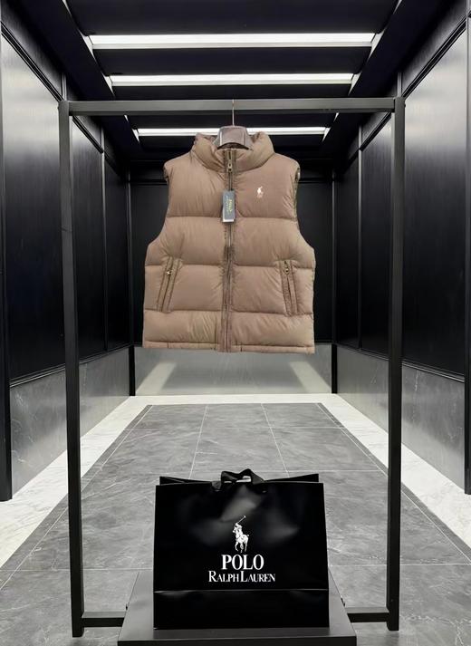 F011615高蓬松刺绣logo立领休闲男女同款羽绒马甲 商品图6