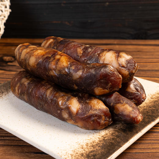 灌肠 | 粮食喂养十二个月的黑猪 手工切块和灌装 五香口味/ 极客农场，偏咸口，适合焖米饭或者配馒头食用。⭐️顺丰/京东随机发 商品图2