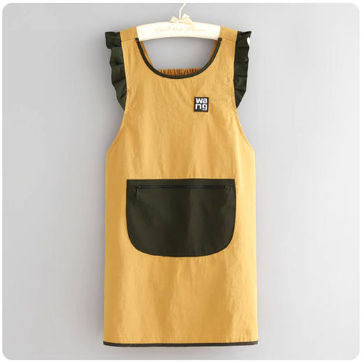 裁缝学苑AH116罩衣纸样女装厨房做饭围裙工作服长袖防泼水围裙样板 商品图2