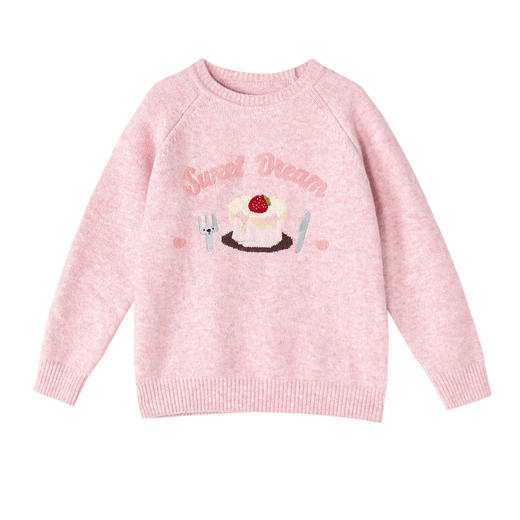 笛莎Deesha 童装女童加厚毛线衣2025年冬季新款女孩儿童保暖针织打底衫 商品图4