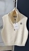F011631柔软舒适高领半拉链宽松廓形针织背心 商品缩略图10